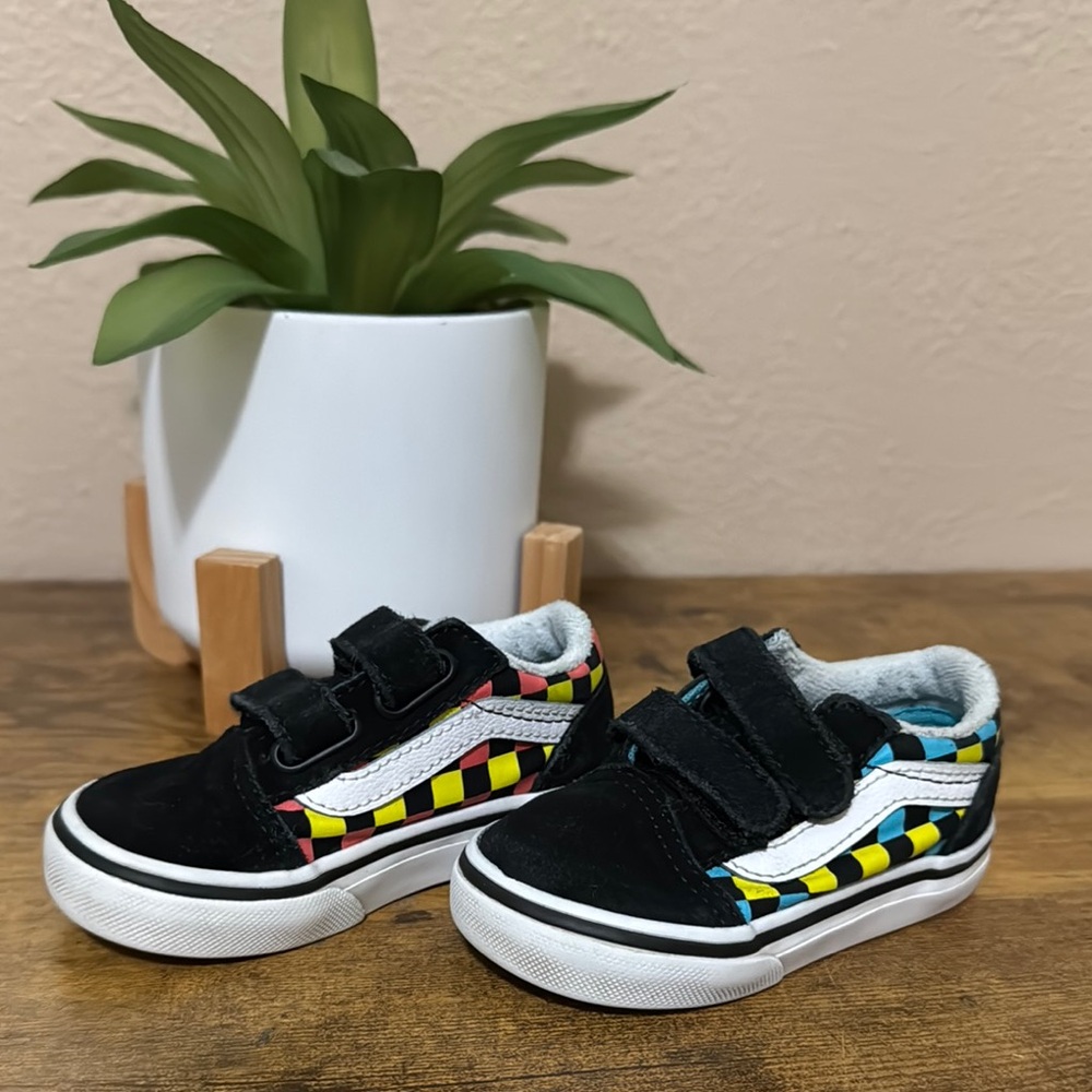 Vans checkered Sneakers with multicolored Design
